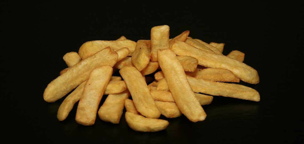 Pommes aus der Heißsluftfritteuse