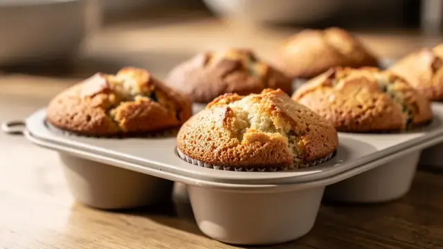 Leckere Airfryer Muffins frisch aus der Heißluftfritteuse gebacken