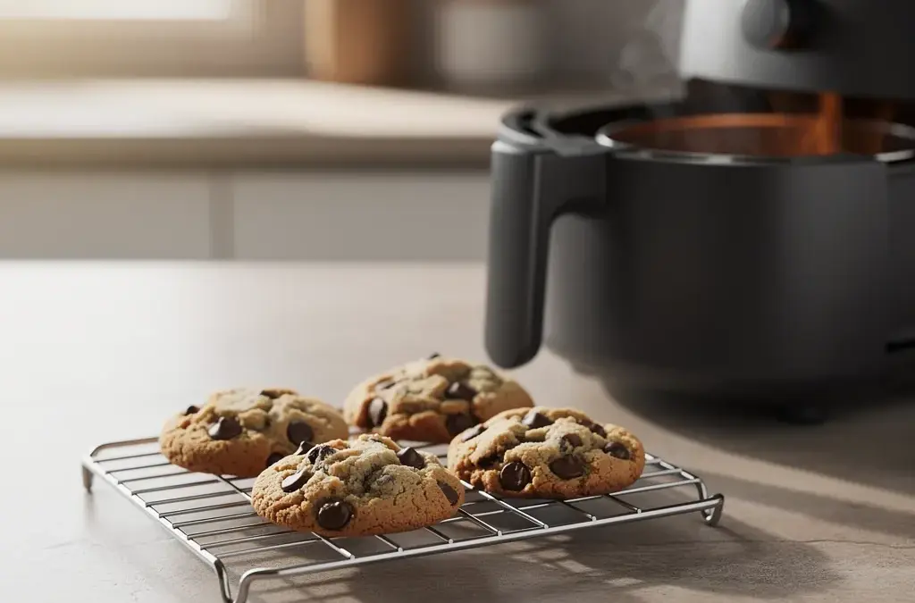 Backen mit Heißluftfritteuse: Leckereien wie Brownies und Käsekuchen zubereiten