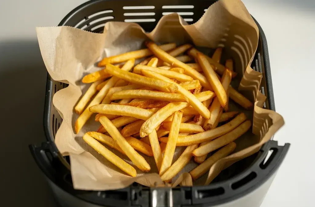 Backpapier in der Heißluftfritteuse bietet Vorteile und Nachteile für die Zubereitung