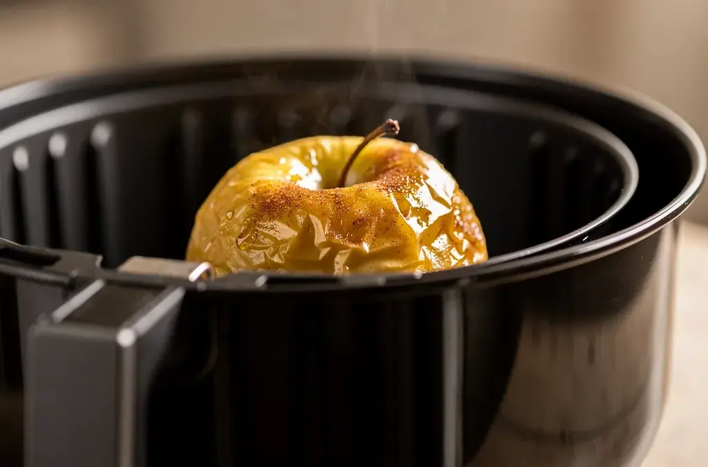 Gebackene Äpfel aus der Heißluftfritteuse als gesundes Dessert genießen