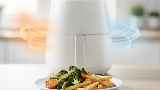 Symbole auf der Heißluftfritteuse zur Interpretation von Kochfunktionen und Temperaturen