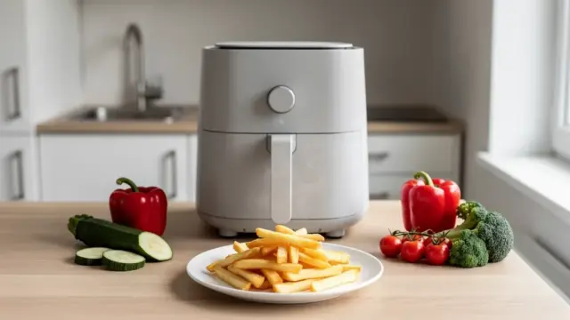 Heißluftfritteuse für Singles in kleiner Küche ideal für gesundes Kochen