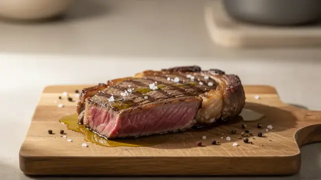 Saftiges Steak in der Heißluftfritteuse perfekt zubereitet bei 200°C