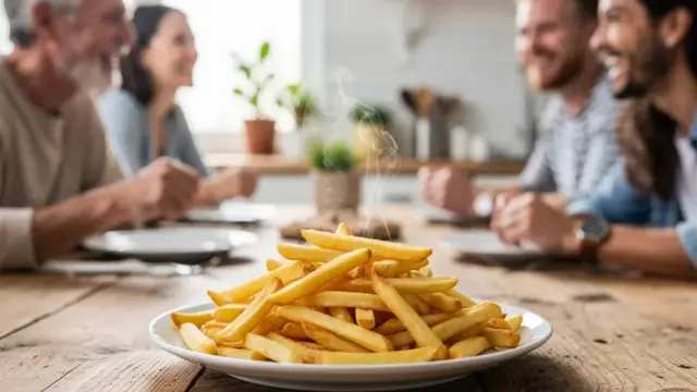 Illustration zum Thema Heißluftfritteuse Umweltbilanz