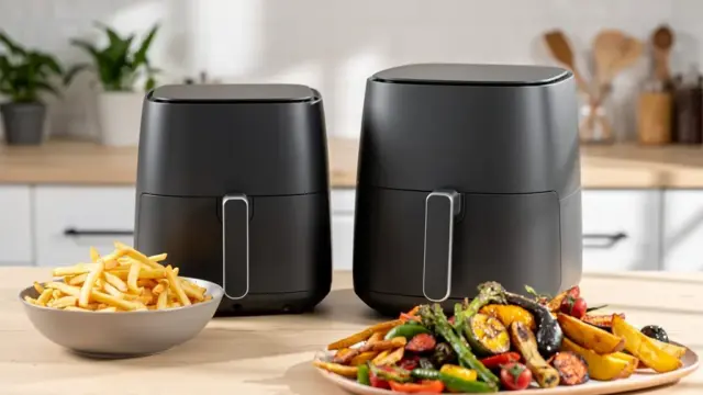 Heißluftfritteuse XXL für große Portionen ideal geeignet und vielseitig nutzbar