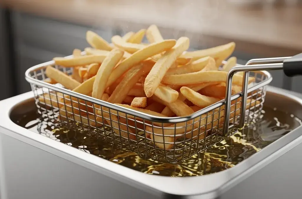 Heizelement einer Friteuse mit Fokus auf Funktionsweise und Wartung