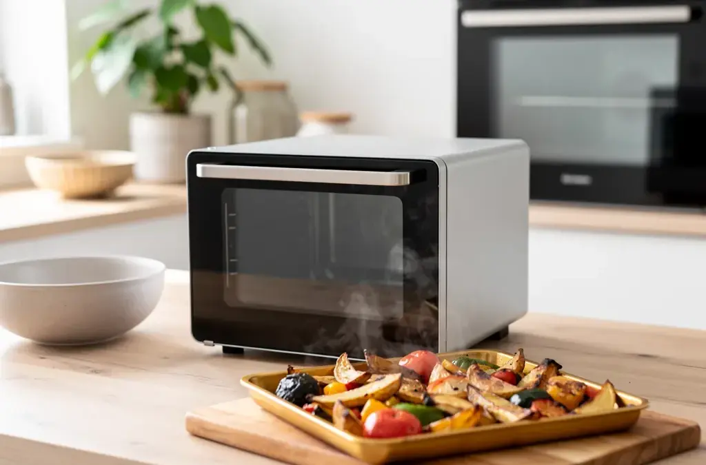 Klarstein AeroVital Square Chef Test als Backofen-Ersatz für gesundes Kochen