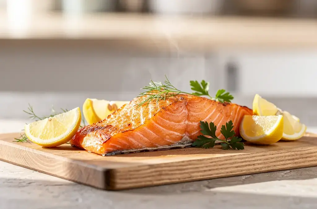Illustration zum Thema Lachs airfryer