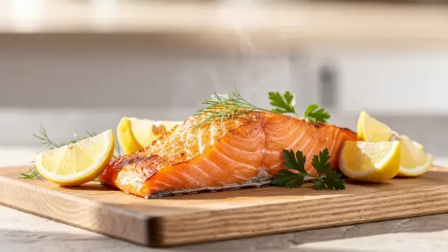 Illustration zum Thema Lachs airfryer