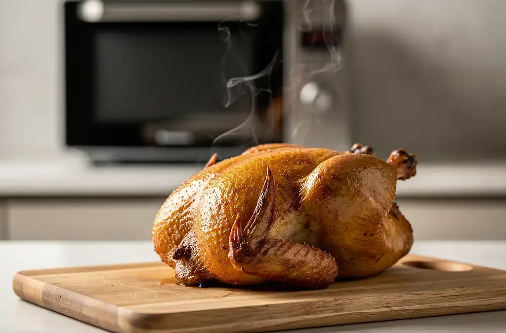 Mikrowelle mit Airfryer-Funktion für schnelle und gesunde Zubereitung von Speisen