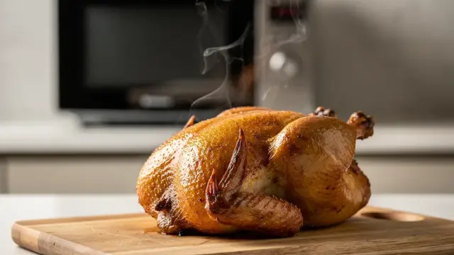 Mikrowelle mit Airfryer-Funktion für schnelle und gesunde Zubereitung von Speisen