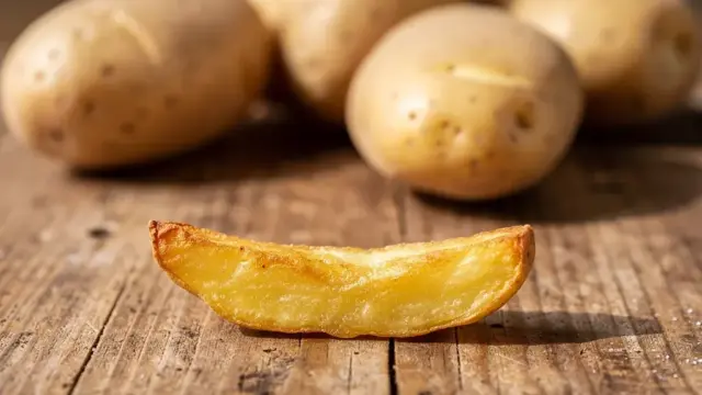 Alt-Text für perfekte Pommes: Auswahl der besten Kartoffelsorten Bintje und Agria