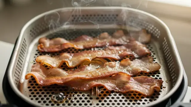 Rauchentwicklung in Heißluftfritteuse durch falsche Temperatur und fettreiche Lebensmittel