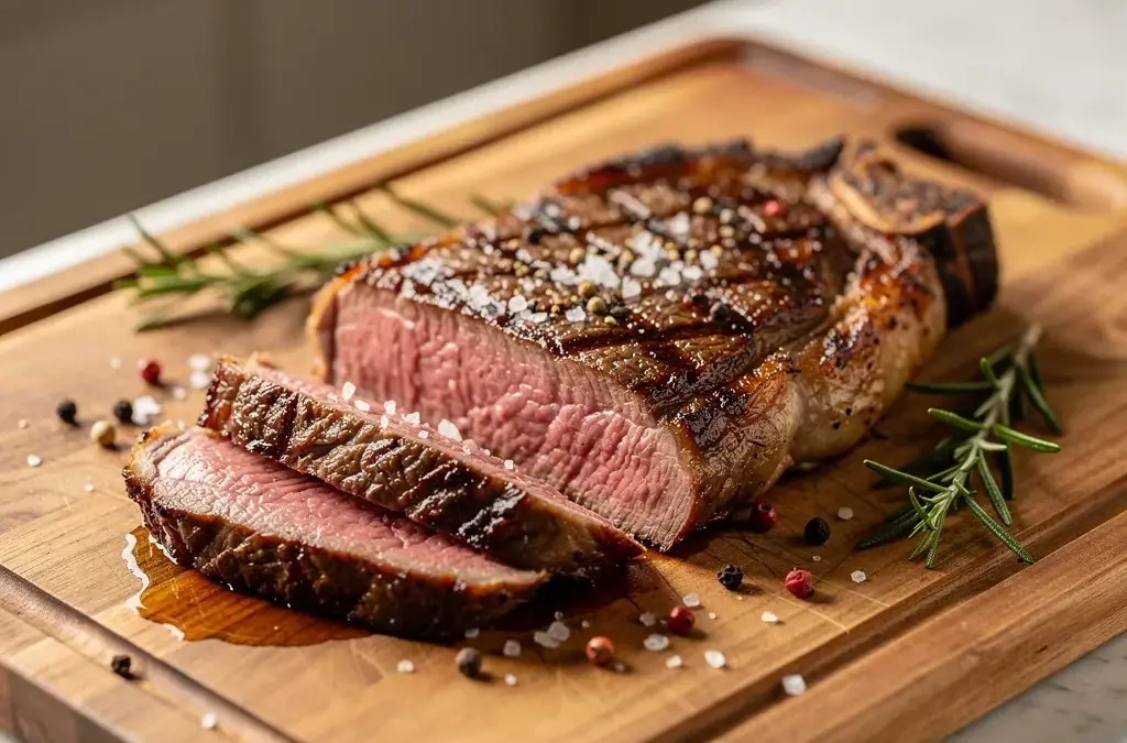 Saftiges Rindersteak im Airfryer perfekt zubereitet mit Garzeiten und Tricks