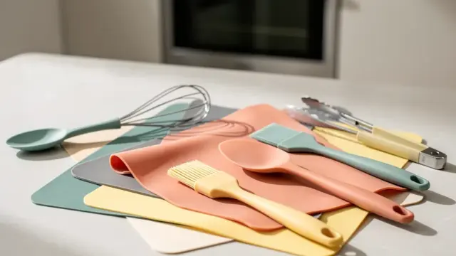 Hitzebeständiges Silikon-Zubehör für sicheres Backen und Kochen in der Küche