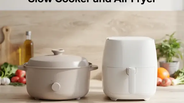 Vergleich von Slow Cooker und Heißluftfritteuse für vielseitiges Kochen
